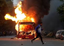 Image result for Indian citizenship bill riot arson