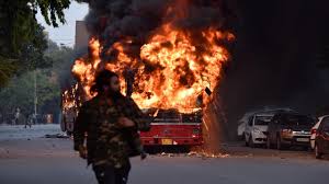 Image result for Indian citizenship bill riot arson