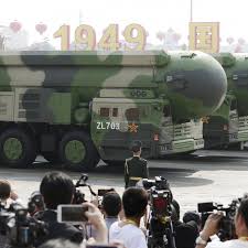 Image result for missiles on tian an men parade