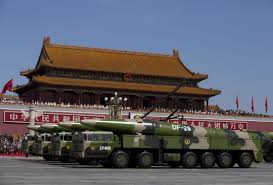 Image result for missiles on tian an men parade