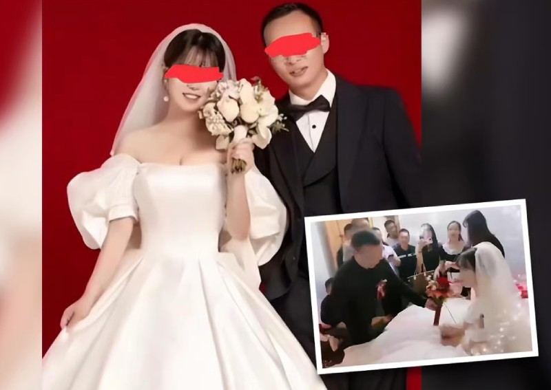 Cheating China Bride Has Sex In Wedding Dress With Other Man On Eve Of Her Wedding Sam S