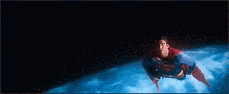Henry Cavill As Dc Superhero Superman Flying GIF