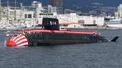 JS_Hakugei(SS-514)_launching_ceremony_at_Kawasaki_Heavy_Industries_Kobe_Shipyard_October_14,_2...jpg